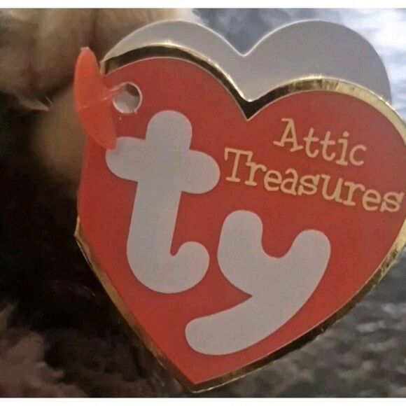 Ty Attic Treasures MOOKIE the Monkey  NWT Soft Plush Stuffed Animal Toy - Picture 7 of 9